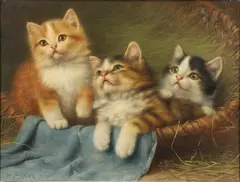 Wilhelm Schwar, A Basket Of Mischief
