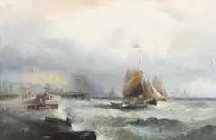 William Anslow Thornbery, Fresh Weather On The Coast