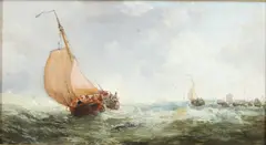 James Webb, Fishing Boats In A Fresh Breeze