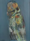 Daniell O'Neill, Stylised Head: Bearded Man