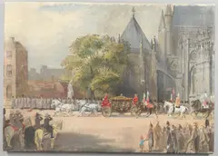 Patrick Edward Phillips, The Coronation Of Her Majesty Queen Elizabeth Ii, 1953, oil on canvas