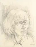 Zsuzsi Roboz, Portrait Of Eileen Agar; Portrait Of Michael Leonard