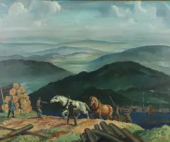 John Leigh-Pemberton, Timber Horses, Tasmania