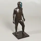 Anthony Scott, Warrior, Blue Face, Bronze