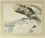 Gavin Bone, A Folio Of Nine Watercolours & Drawings, watercolour and pencil