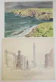 Stephen Bone, A Folio Of Assorted Works On Paper, to include watercolour