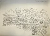 Mary Adshead, A Folio Of Figure Subjects, Portrait Studies & Life Drawings, ink and fibretip