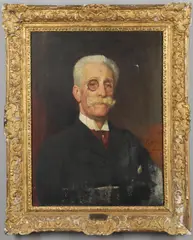 Jean-André Rixens, Portrait Of A Gentleman, oil on canvas