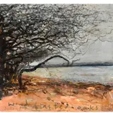 Kurt Jackson, Wind Blasted Oaks, Solent