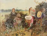 Edward John Cobbett, Gathering Blackberries