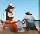 Michael De Bono, Reading In The Dappled Shade