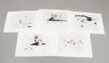 Anthony Benjamin, A Folio Of Five Etchings