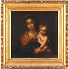 The Madonna And Child Of The Napkin by Bartolomé Esteban Murillo, sold Jan 2023
