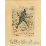 Charles Johnson Payne, Bon Voyage, with printed remarque