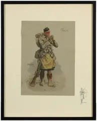 Jock by Charles Johnson Payne, with blindstamp and printed remarque, sold Nov 2022