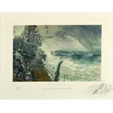 Charles Johnson Payne, Blimy! Wot A Life - West Of Gib And North Across The Bay, with blindstamp and printed remarque