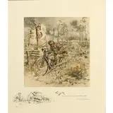 Charles Johnson Payne, The D.R. (Despatch Rider), with printed remarque