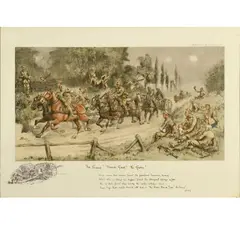 The Guns! Thank God! The Guns! by Charles Johnson Payne, with printed remarque, sold Nov 2022