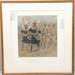 The Bonnie Blue Bonnets Frae Ower The Border by Charles Johnson Payne, sold Nov 2022