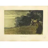 Charles Johnson Payne, Pass Friend, with blindstamp and printed remarque