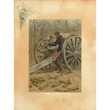 Charles Johnson Payne, Le 75, with blindstamp and printed remarque