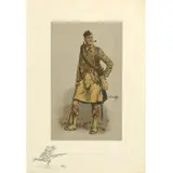 Charles Johnson Payne, `Jock` With A Pipe, with printed remarque