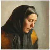 Michael Ancher, Head Of A Fishwife