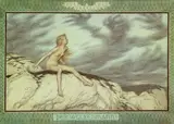 Der Wolkenmann ! by (d. i. Hugo Höppener) Fidus, 1899, Chalk, sold Mar 2002