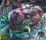 Walter Libuda, Steuermann träumend II, Oil on canvas