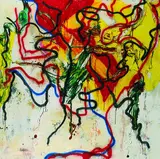 Ter Hell, Lockere Umspielung, 1982, Acrylic