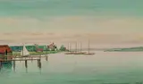 Georg Schrimpf, Ufer bei Diessen am Ammersee