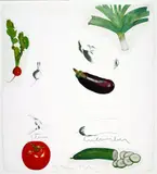 Jim Dine, 4 Bll. aus: Vegetables
