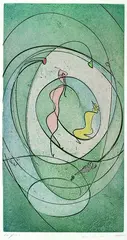 Ohne Titel by Max Ernst, 1970, Etching, sold Mar 2002