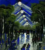 Hugo Scheiber, Straße am Abend