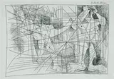 Pablo Picasso, Couple, 1968, Etching