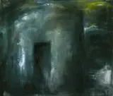 Christa Näher, Turm, 1986, Oil on canvas