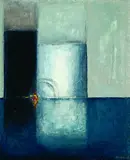 Peter Herkenrath, Stilleben mit schwarzem Gefäß