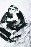 Luciano Castelli, Affe, 1996, Acrylic