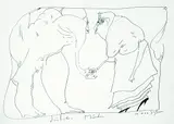 Deutsches Märchen by Horst Janssen, Drawing, sold Mar 2002