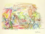 Oskar Kokoschka, 10 Bll. in: Comenius - Figuren und Szenen des Dramas