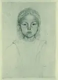 Hans am Ende, Kinderkopf, Etching