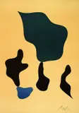 Jean Arp, Composition mit fünf Formen, 1964, Lithograph