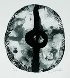 Motiv 6/1967 by Emil Schumacher, Aquatint, sold Mar 2002