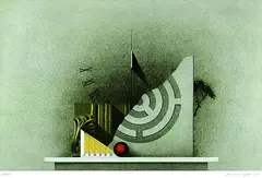 Nature morte by Friedrich Meckseper, Colour etching, sold Mar 2002