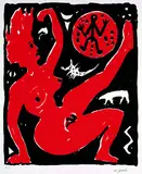 A. R. (d. i. Ralf Winkler) Penck, Roter Akt