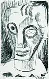Karl Schmidt-Rottluff, Frauenkopf