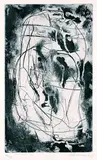 Günther Uecker, Hommage à Fontana, 1974, Etching