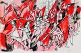 Renato Guttuso, Rote Fahnen