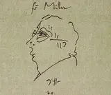Selbstportrait by Horst Janssen, 1970, Drawing, sold Mar 2002