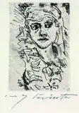Lovis Corinth, Henny Porten, Etching